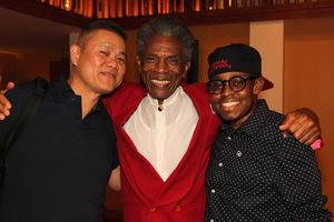 Chay Yew, Andre De Shields, and Samuel G. Roberson Jr. @ BroadwayWorld Chay Yew, Andre De Shields, and Samuel G. Roberson Jr. Photo