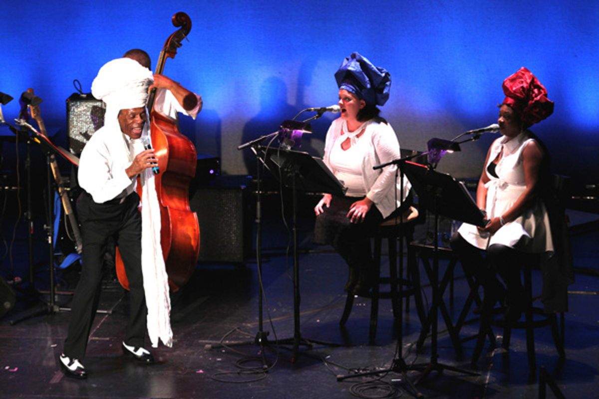 Andre De Shields, Kimberly Lawson, Donica Lynn at 
