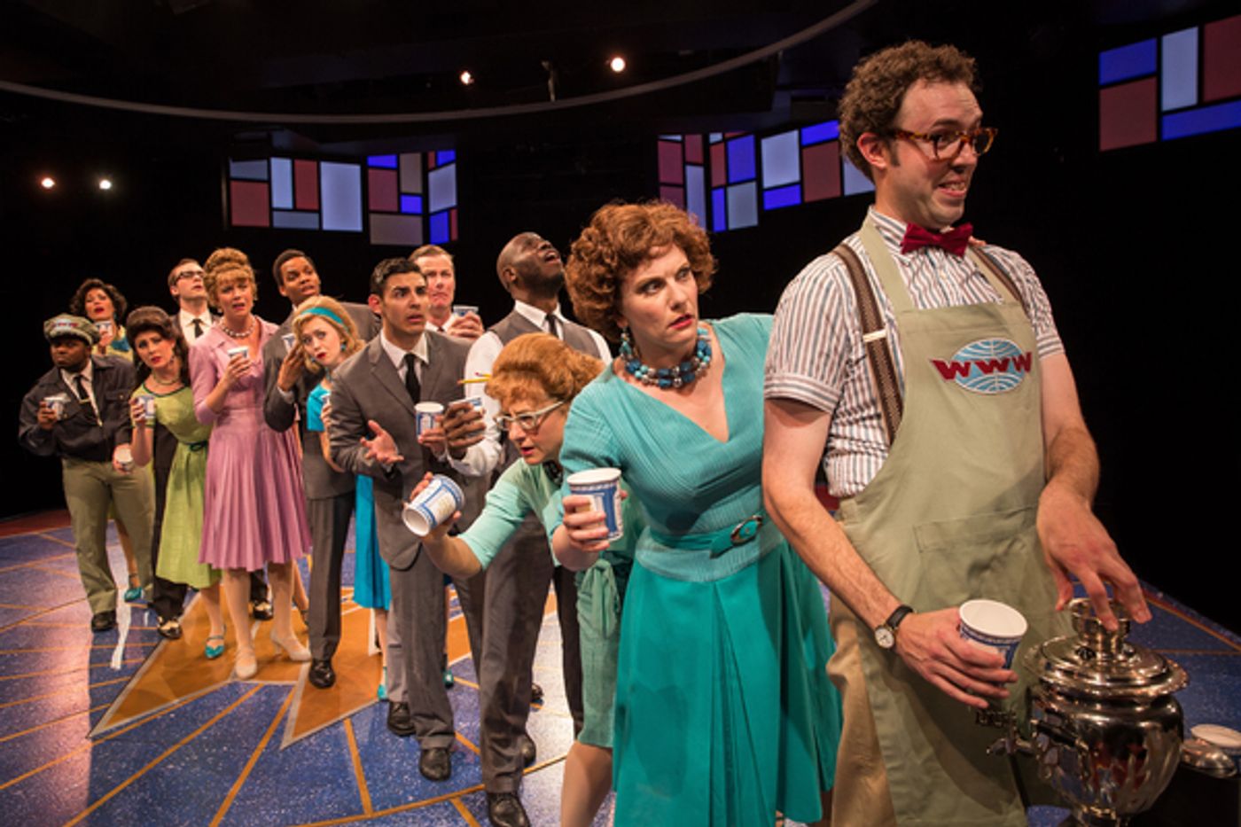 Photo Flash: First Look at Ari Butler, Jessica Naimy and More in 'HOW TO SUCCEED...' at The Marriott Theatre  Image