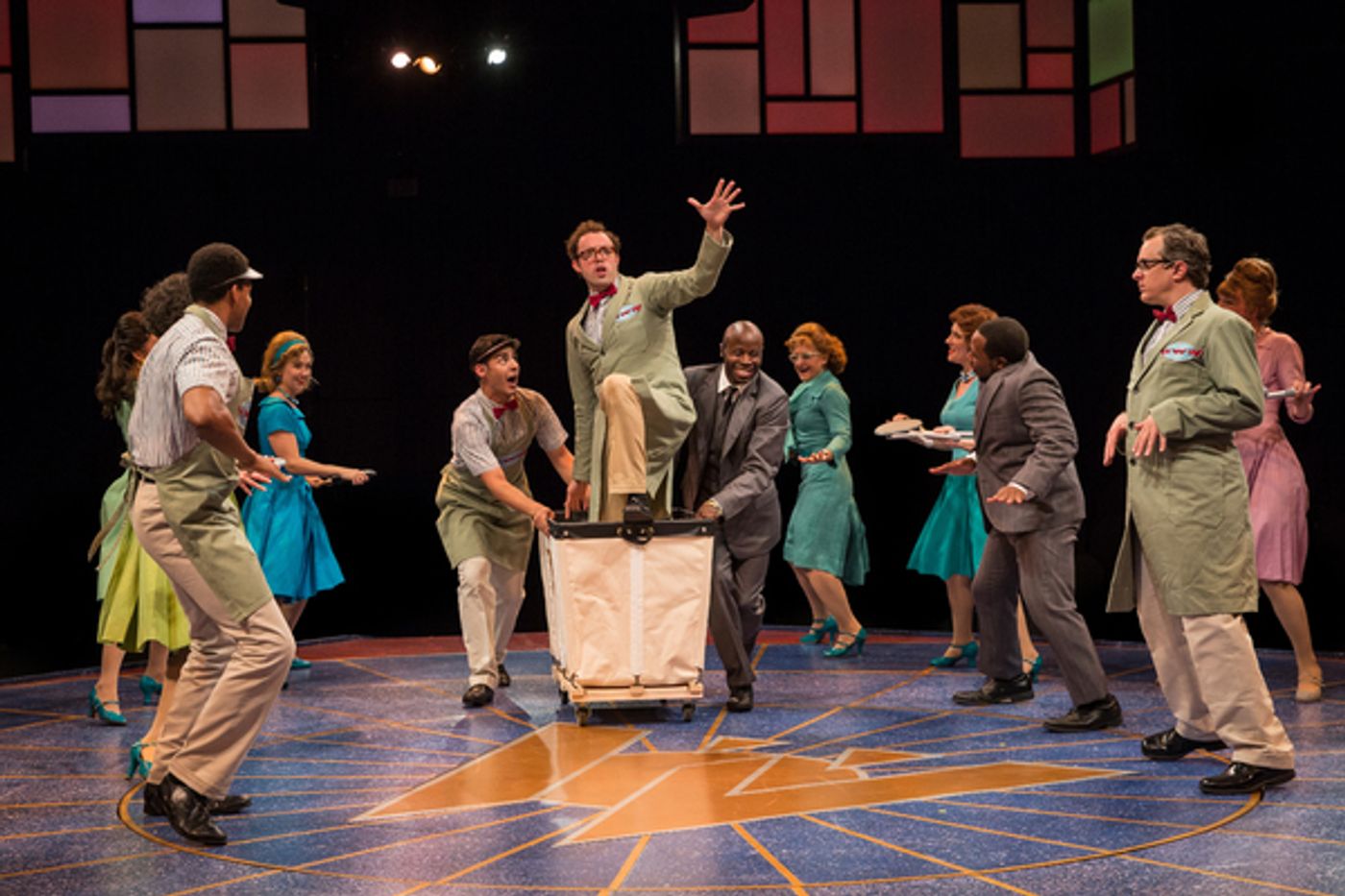 Photo Flash: First Look at Ari Butler, Jessica Naimy and More in 'HOW TO SUCCEED...' at The Marriott Theatre  Image