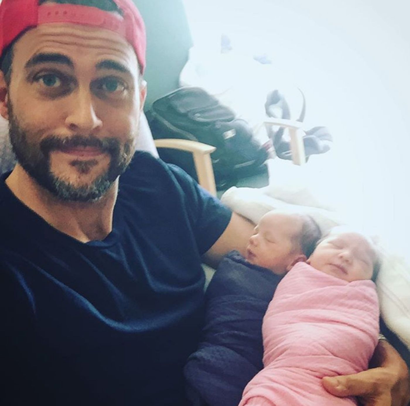 Congrats! Cheyenne Jackson & Husband Jason Landau Welcome Twins!  Image
