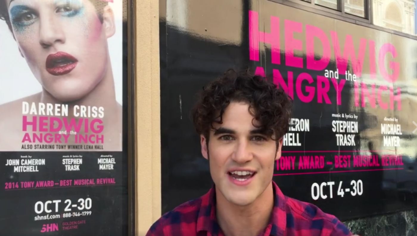 VIDEO: Darren Criss Urges His Fellow San Franciscans To See Him in HEDWIG AND THE ANGRY INCH  Image