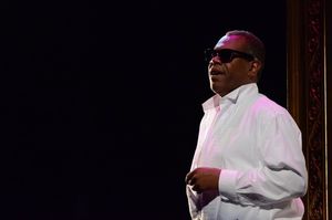 Craig Wallace as Miles Davis in Satchmo at the Waldorf at Mosaic Theater Company of D Photo