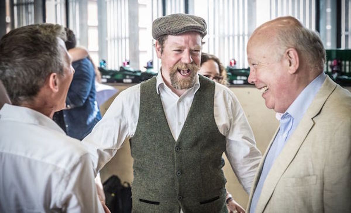 Rufus Hound and Julian Fellowes at 