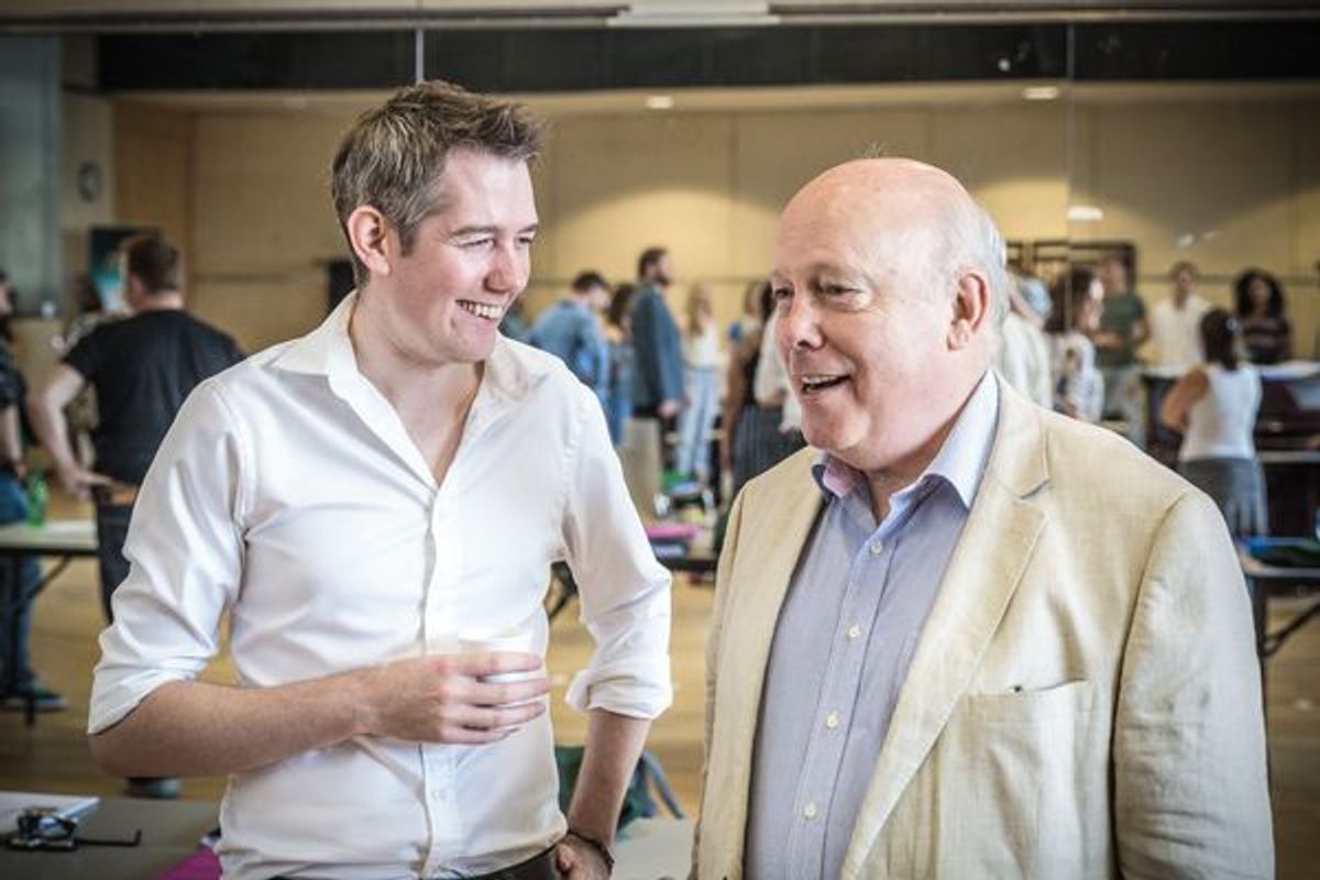 Jamie Hendry and Julian Fellowes at 