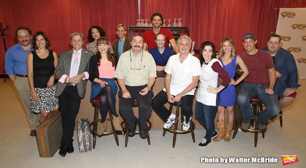 Cheers Live on Stage cast members Buzz Roddy (Cliff), Jillian Louis (Diane), Barry Pe Photo