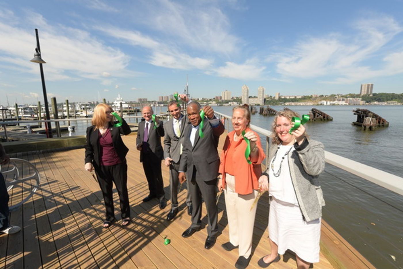 Photo Flash: NYC Parks Finishes Reconstruction of Historic 79th Street Boat Basin A-Dock Photo Flash: NYC Parks Finishes Reconstruction of Historic 79th Street Boat Basin A-Dock Image