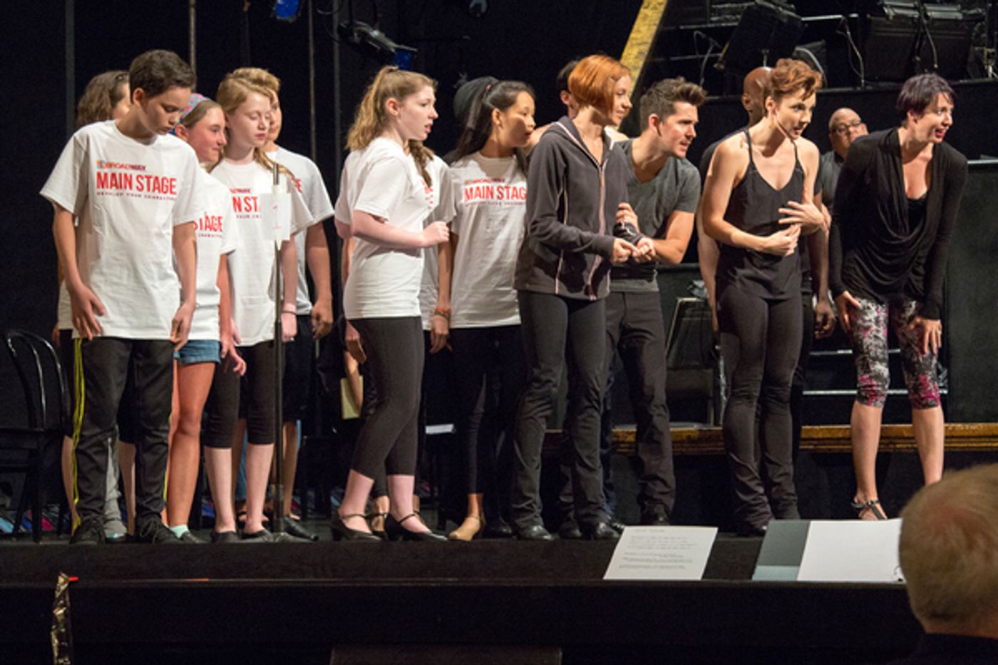 Photo Coverage: Come on Babe, They're Gonna Paint the Town - CHICAGO Rehearses for Central Park Concert!  Image