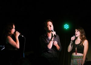 Kurtis Simmons with Nicci Claspell and Jordan Kai Burnett @ BroadwayWorld Kurtis Simmons with Nicci Claspell and Jordan Kai Burnett Photo