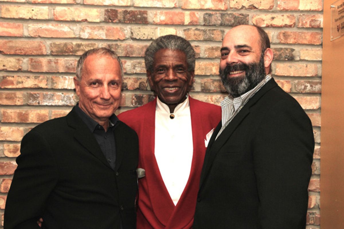 Jim Corti, Andre De Shields, William Osetek at 