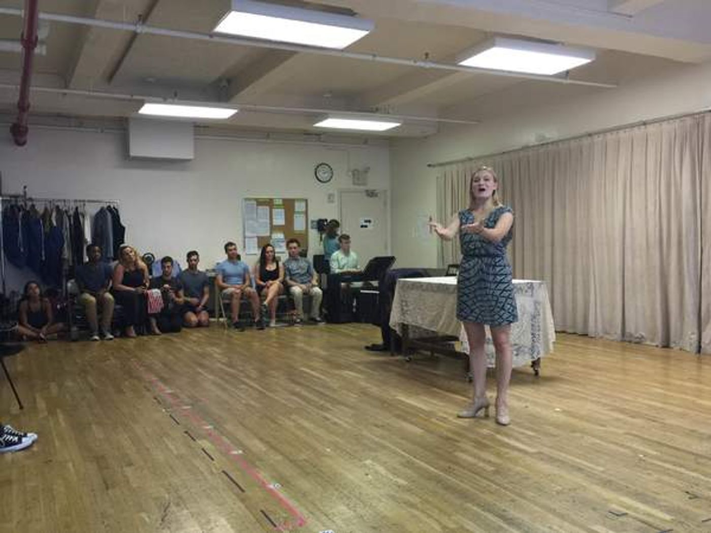 Photo Flash: In Rehearsal with Sheldon Harnick and Off-Broadway's FIORELLO!  Image