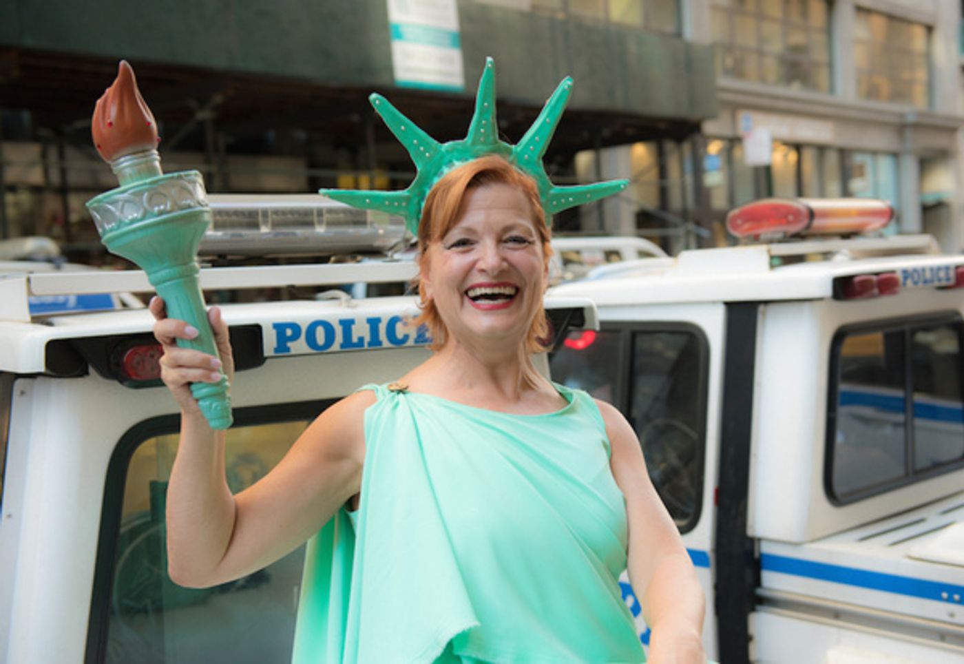 Photo Flash: First Look - Statue of Liberty Leaves Her Pedestal for Lady Liberty Theater Festival  Image