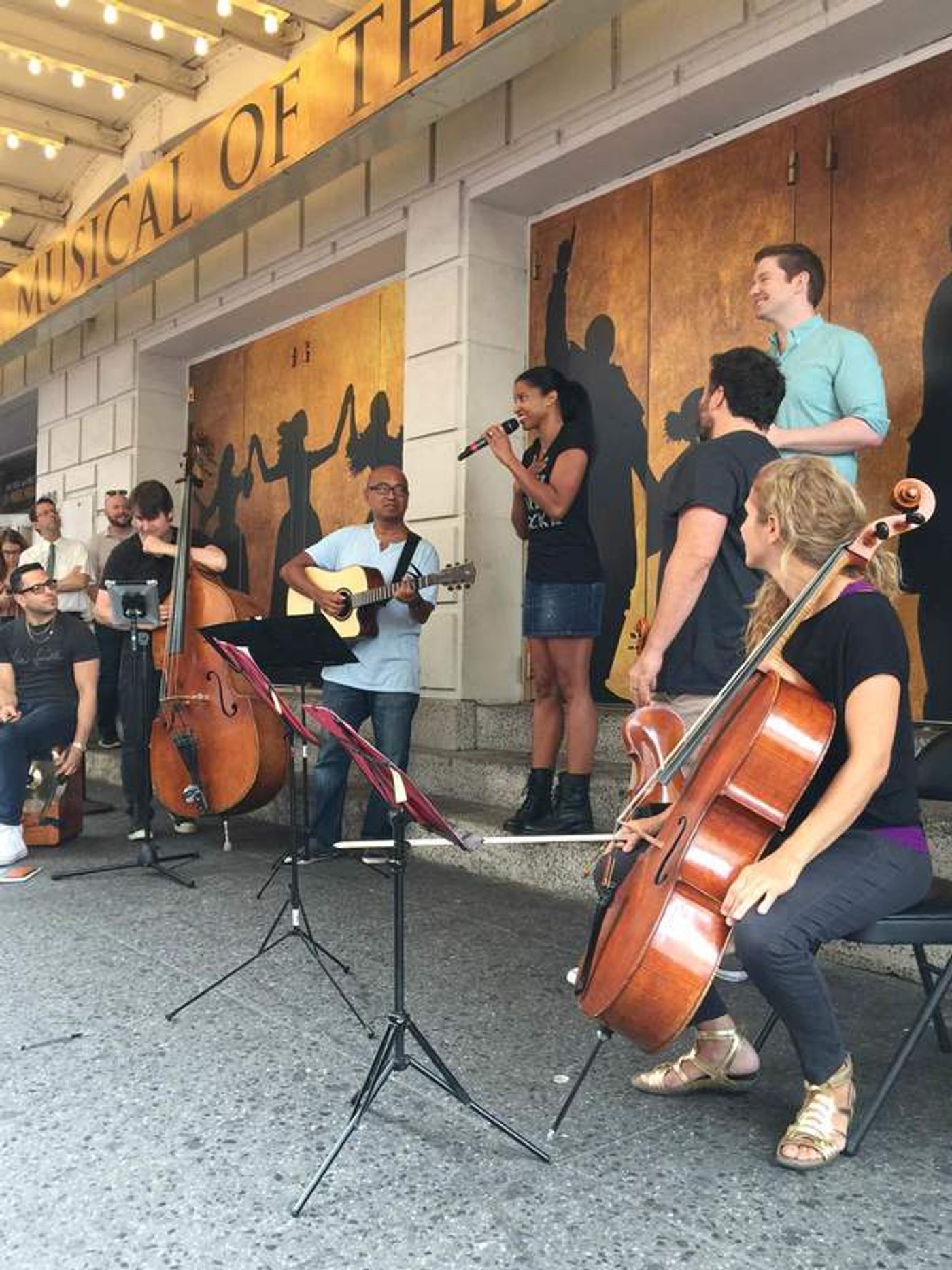 Photo Flash: Renee Elise Goldsberry Sends Off #Ham4Ham with Cut Song From HAMILTON  Image
