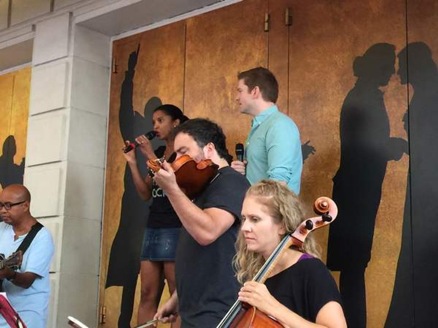 Photo Flash: Renee Elise Goldsberry Sends Off #Ham4Ham with Cut Song From HAMILTON  Image