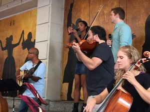Renee Elise Goldsberry & Rory O'Malley Photo