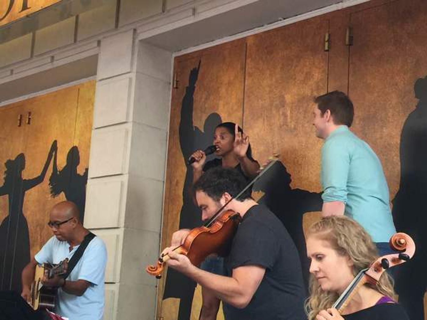 Photo Flash: Renee Elise Goldsberry Sends Off #Ham4Ham with Cut Song From HAMILTON  Image