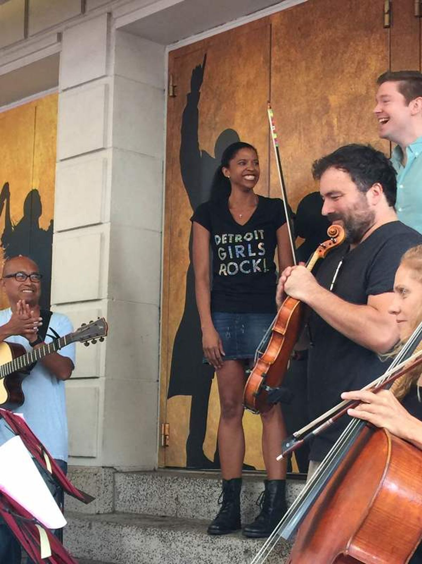 Photo Flash: Renee Elise Goldsberry Sends Off #Ham4Ham with Cut Song From HAMILTON  Image