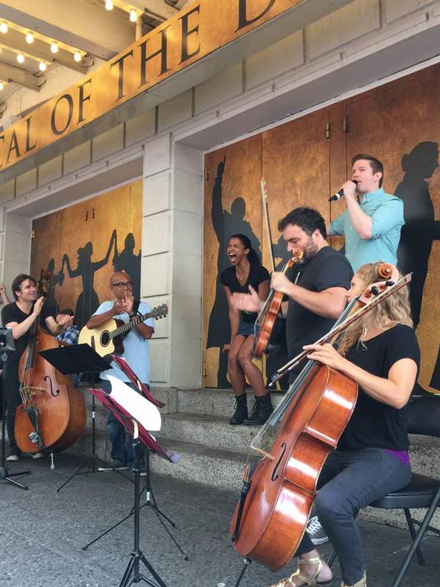 Photo Flash: Renee Elise Goldsberry Sends Off #Ham4Ham with Cut Song From HAMILTON  Image