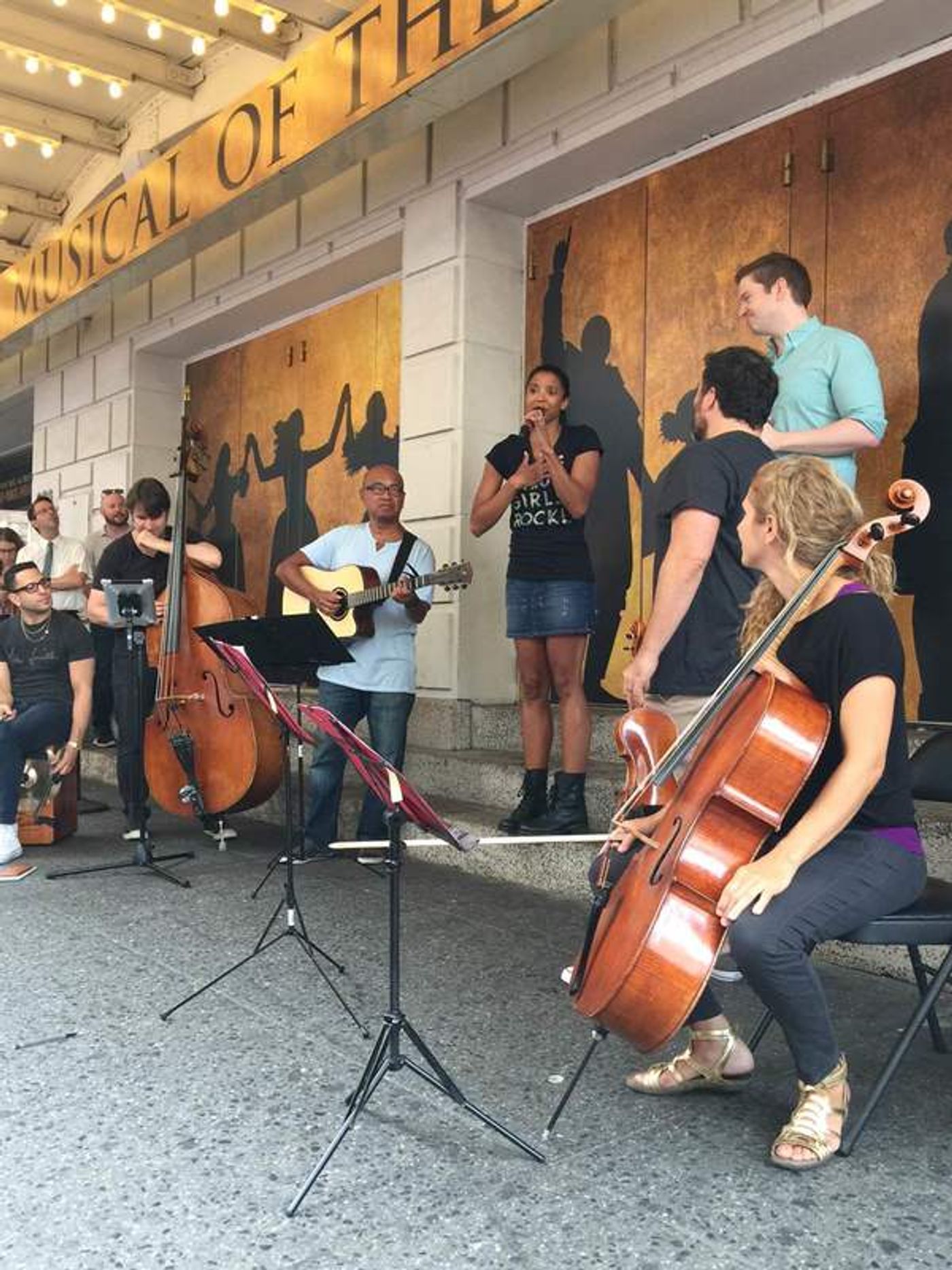 Photo Flash: Renee Elise Goldsberry Sends Off #Ham4Ham with Cut Song From HAMILTON  Image
