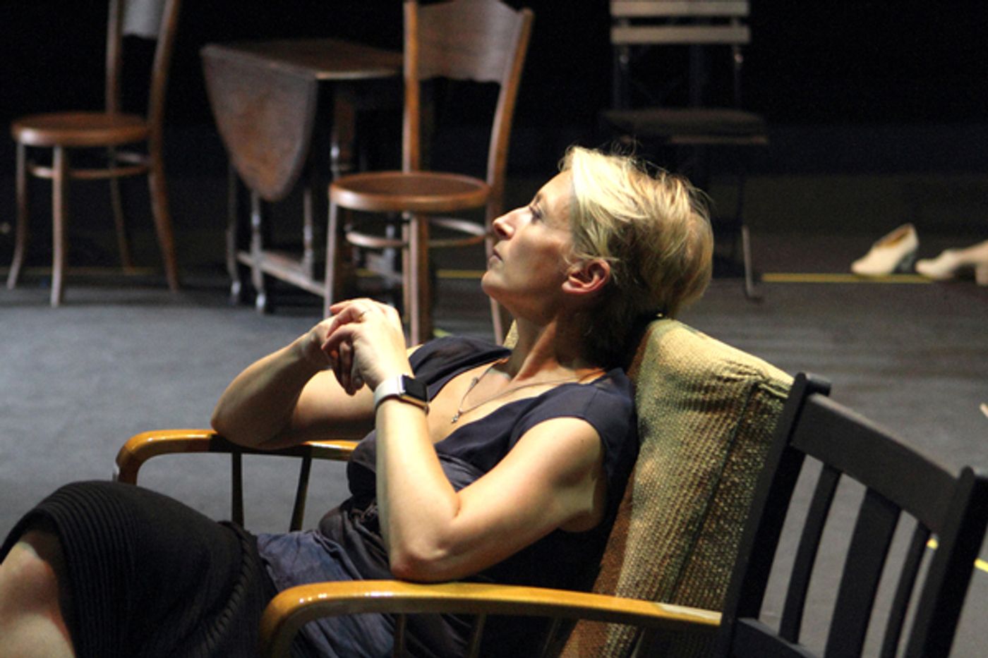 Photo Flash: A Lovely Sunday for Creve Coeur in Rehearsal at the Coronet's Print Room  Image