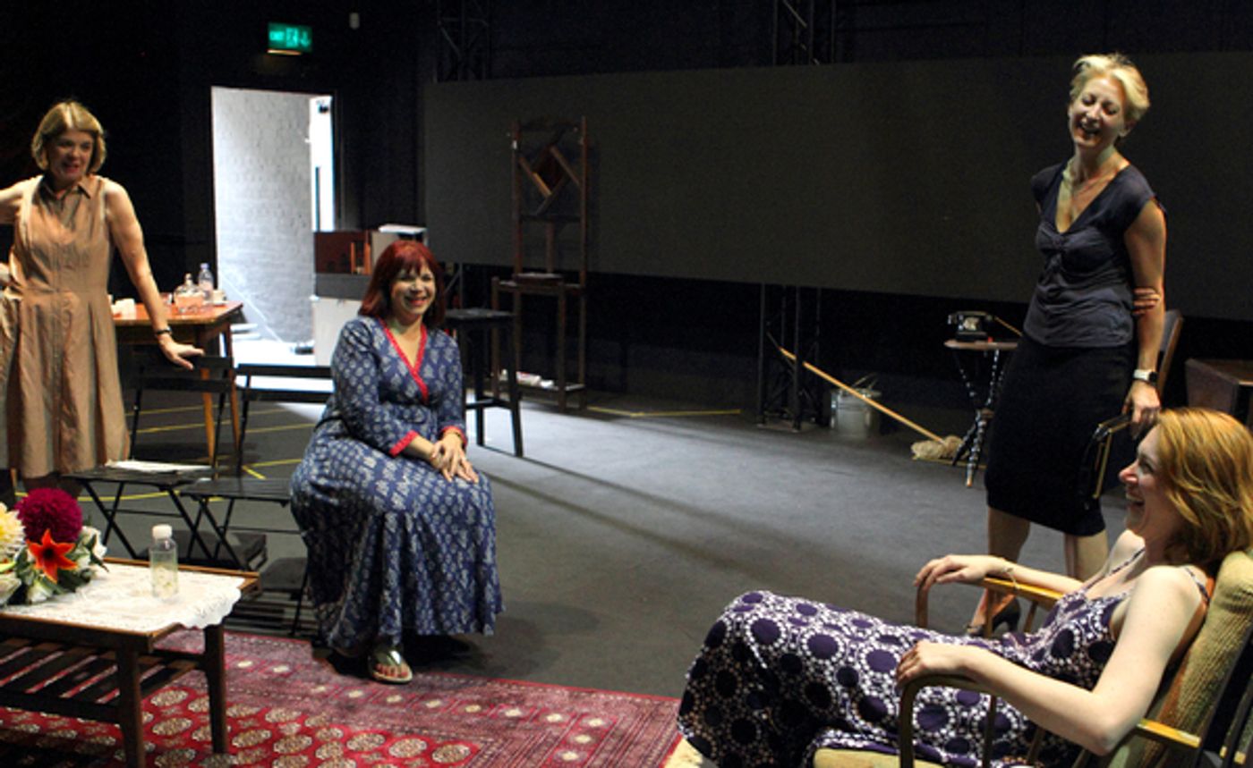 Photo Flash: A Lovely Sunday for Creve Coeur in Rehearsal at the Coronet's Print Room  Image