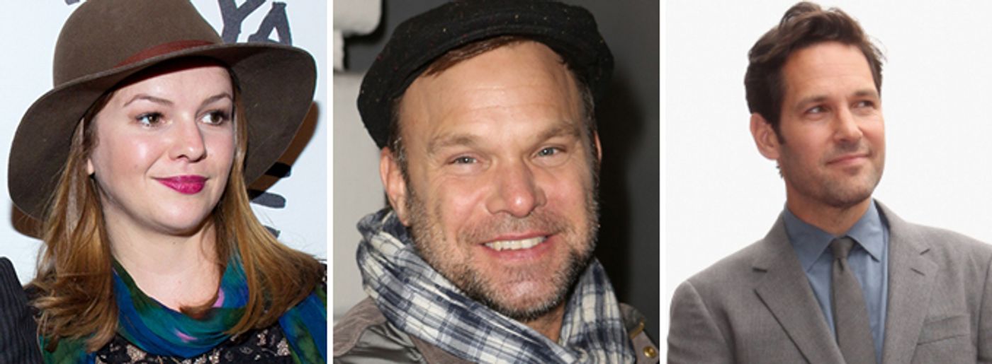 Amber Tamblyn and Norbert Leo Butz Join Paul Rudd in REASONS TO BE PRETTY HAPPY Reading at MCC Theater  Image