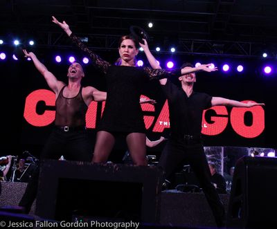 Denny Paschall, Bianca Marroquin, Michael Scirrotto Photo