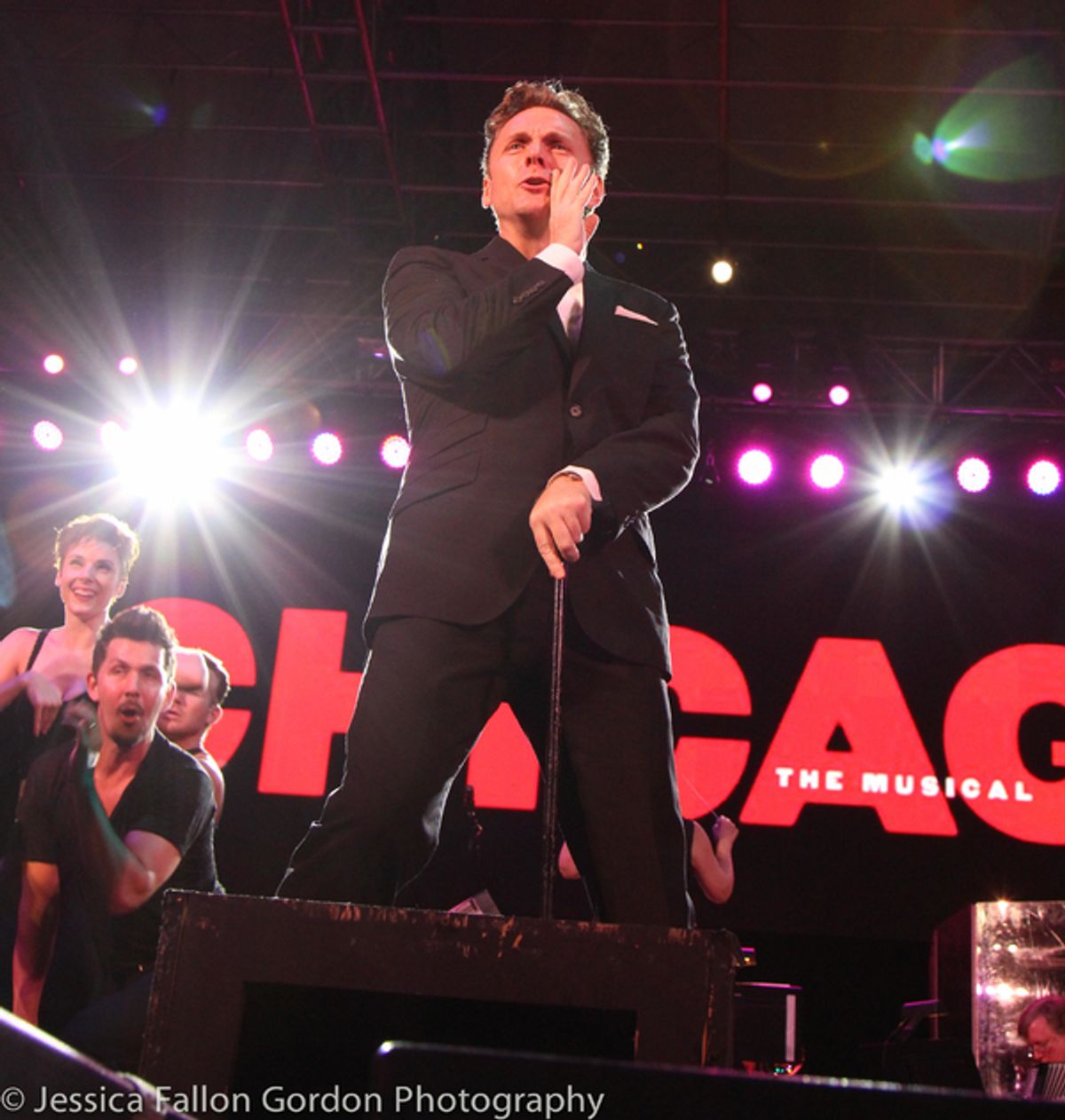 Jason Danieley and the cast of Chicago at 