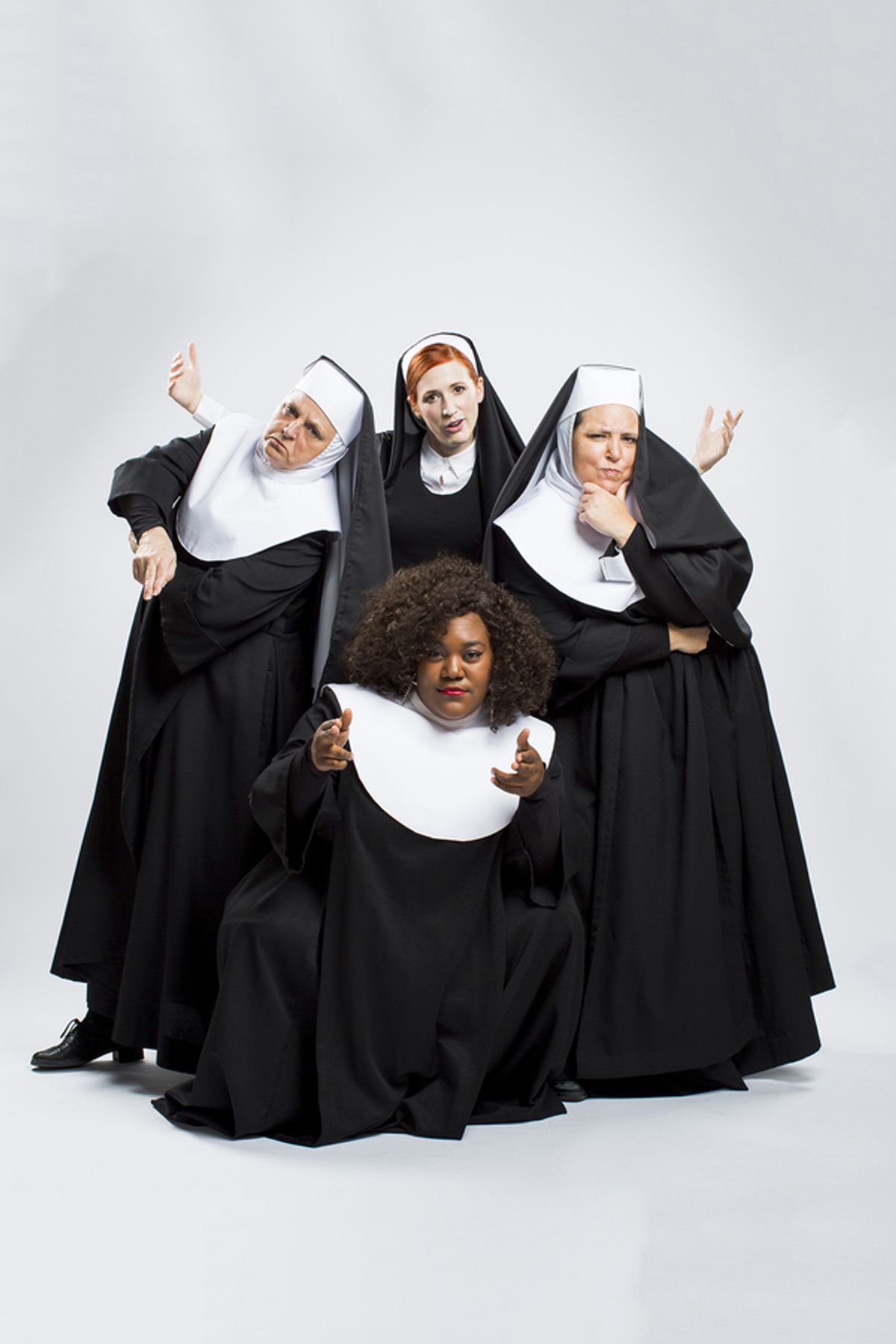 Front center Zhomontee Watson, Back L-R Sally Neumann Scamfer, Melissa King and Sara Mattix at 