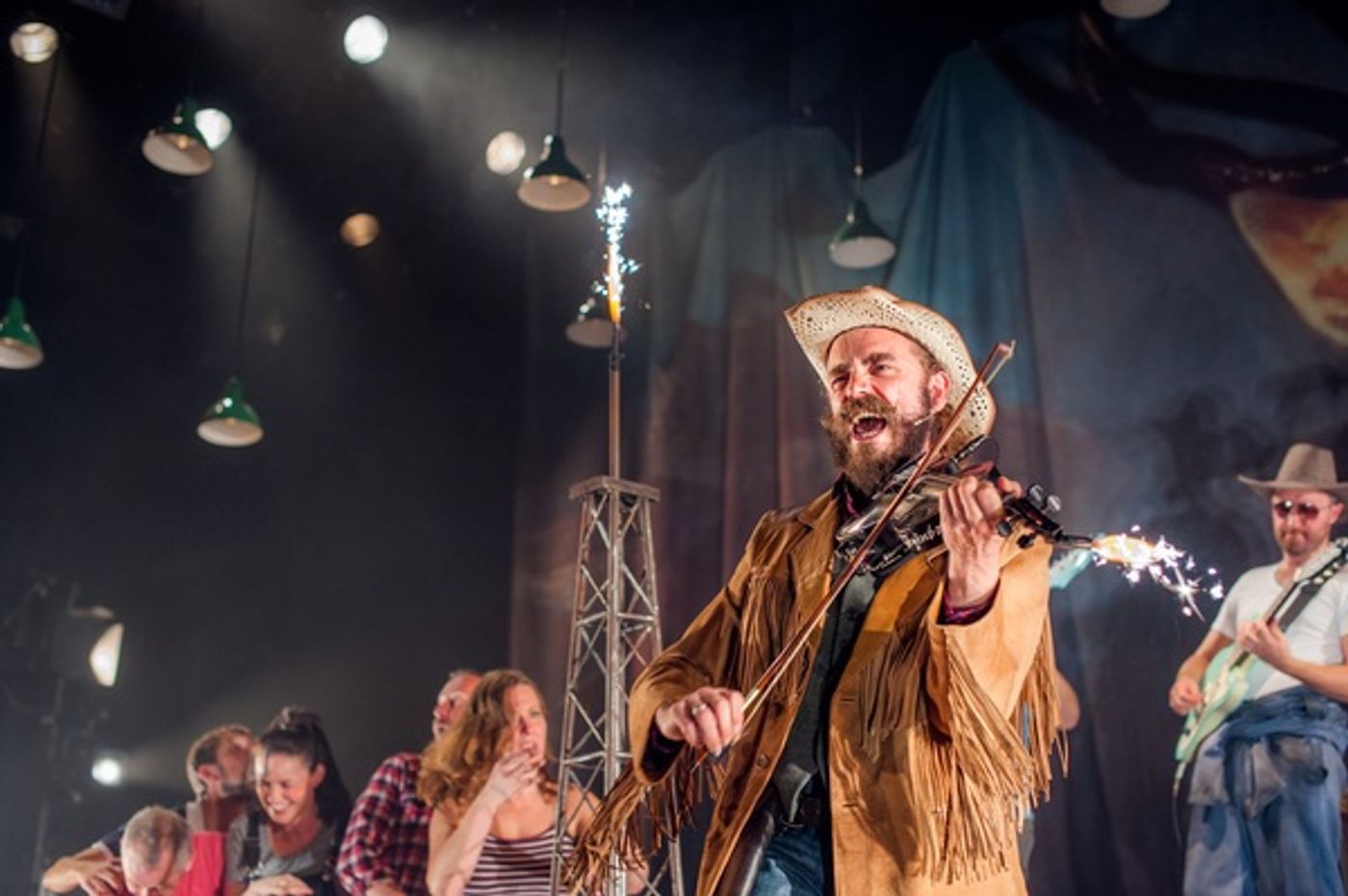 Photo Flash: First Look at Dundee Rep Theatre's THE CHEVIOT, THE STAG AND THE BLACK, BLACK OIL  Image