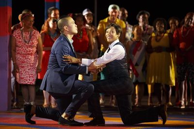 Jose Llana, Nikki M. James Photo