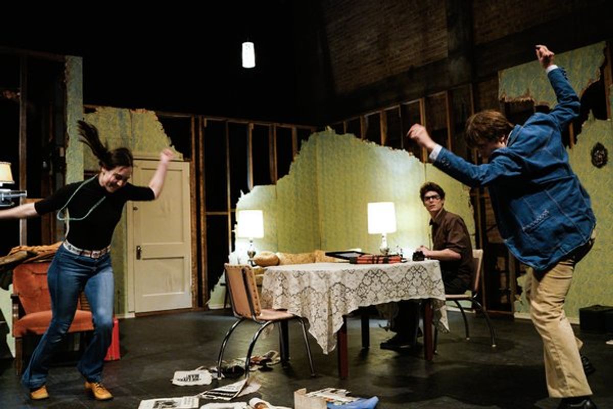 Liza Bielby, Dave Sanders, and Richard Newman at 