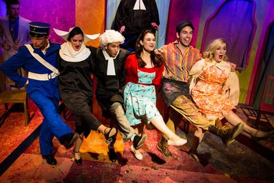 Brian Fimoff, Kevin Webb, Mikaela Sullivan, Scott Gryder, Emily Goldberg, Tommy Thurs Photo