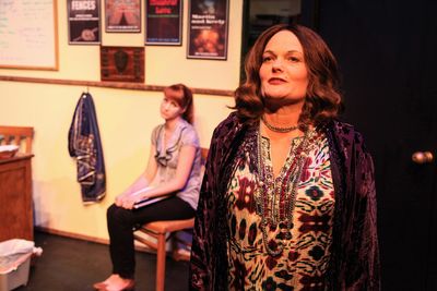 (left to right) Brittany Stock and Amy Kasper in AstonRep Theatre Companyâ€™s wo Photo