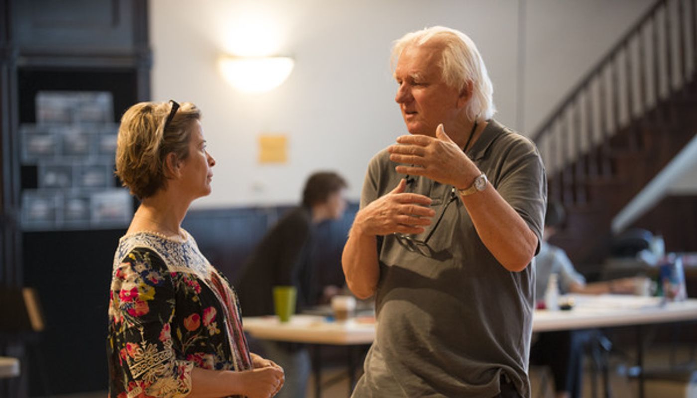 Photo Flash: In Rehearsal with Debra Monk and More for VISITING EDNA at Steppenwolf Theatre  Image