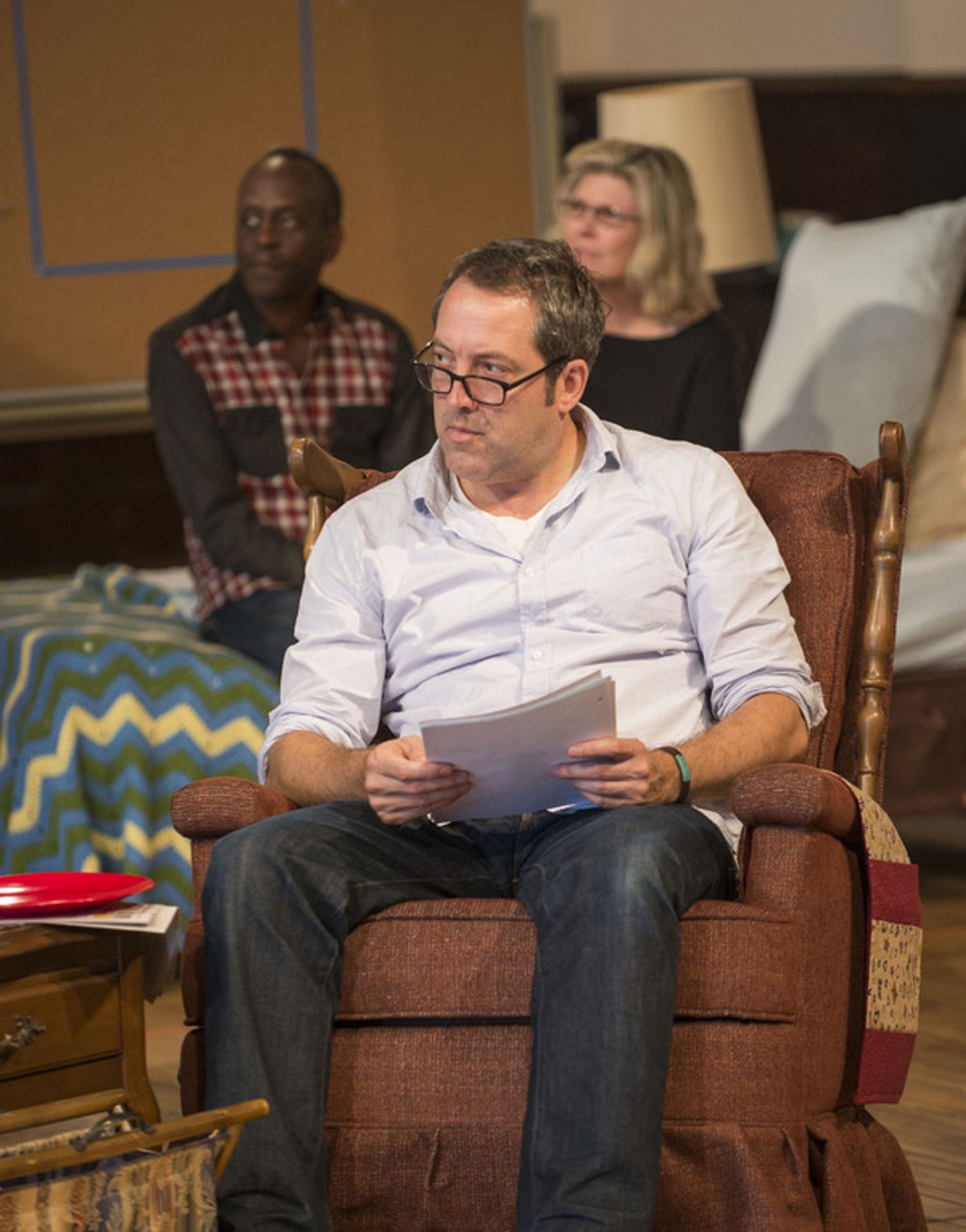Photo Flash: In Rehearsal with Debra Monk and More for VISITING EDNA at Steppenwolf Theatre  Image