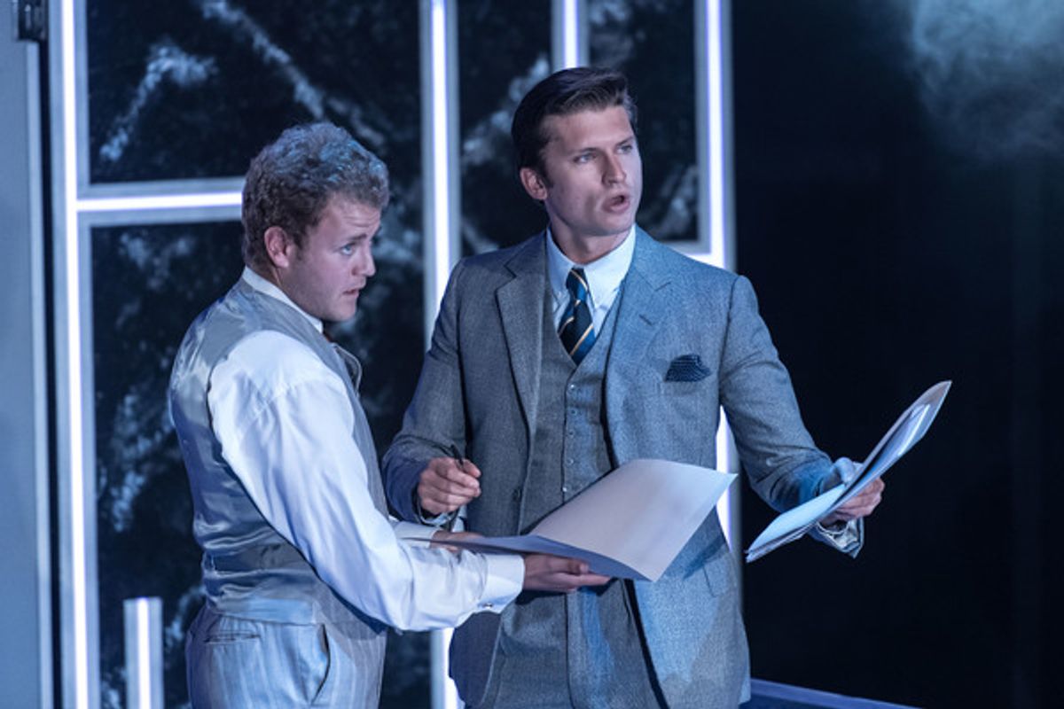 Christopher Sawalha and Tom Weston-Jones at 