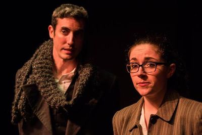 (L to R) JACOB TICE (Sherlock Holmes) and KAYLA CRAWFORD (Dr. Watson) from the Lakewo Photo