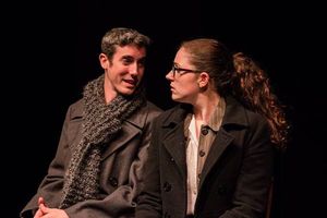 (L to R) JACOB TICE (Sherlock Holmes) and KAYLA CRAWFORD (Dr. Watson) from the Lakewo Photo