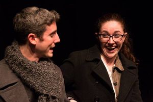 (L to R) JACOB TICE (Sherlock Holmes) and KAYLA CRAWFORD (Dr. Watson) from the Lakewo Photo