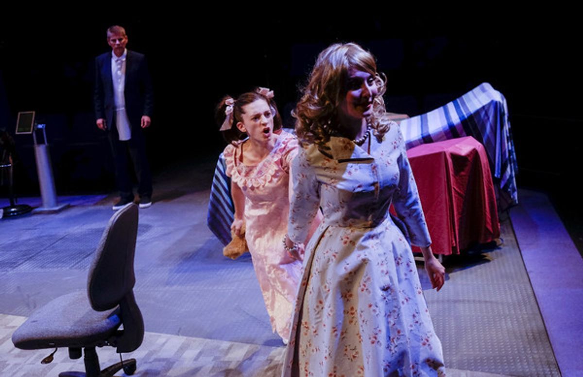 Bill Champion, Jessie Hart, Laura Matthews at 