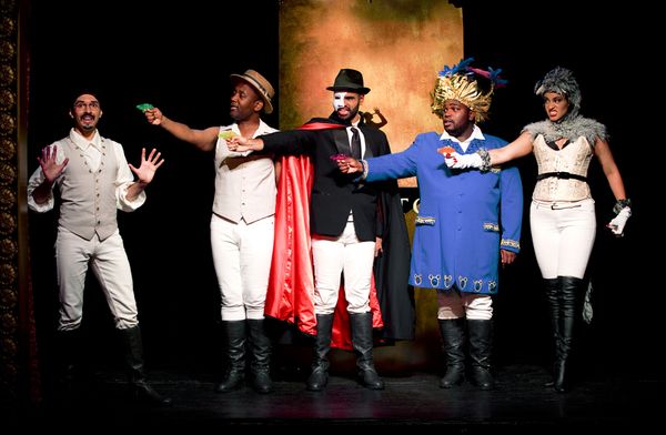 Dan Rosales, Chris Anthony Giles, Nicholas Edwards, Juwan Crawley, and Nora Schell  Photo