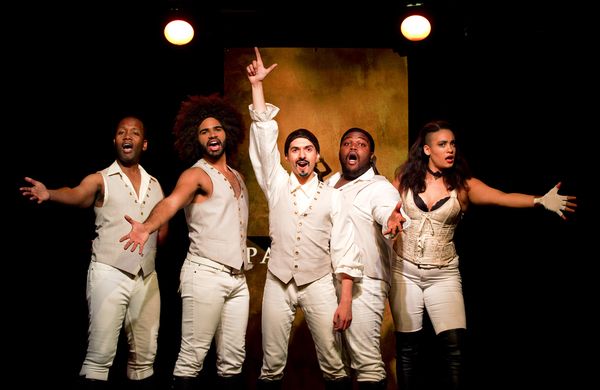 Chris Anthony Giles, Nicholas Edwards, Dan Rosales, Juwan Crawley and Nora Schell Photo