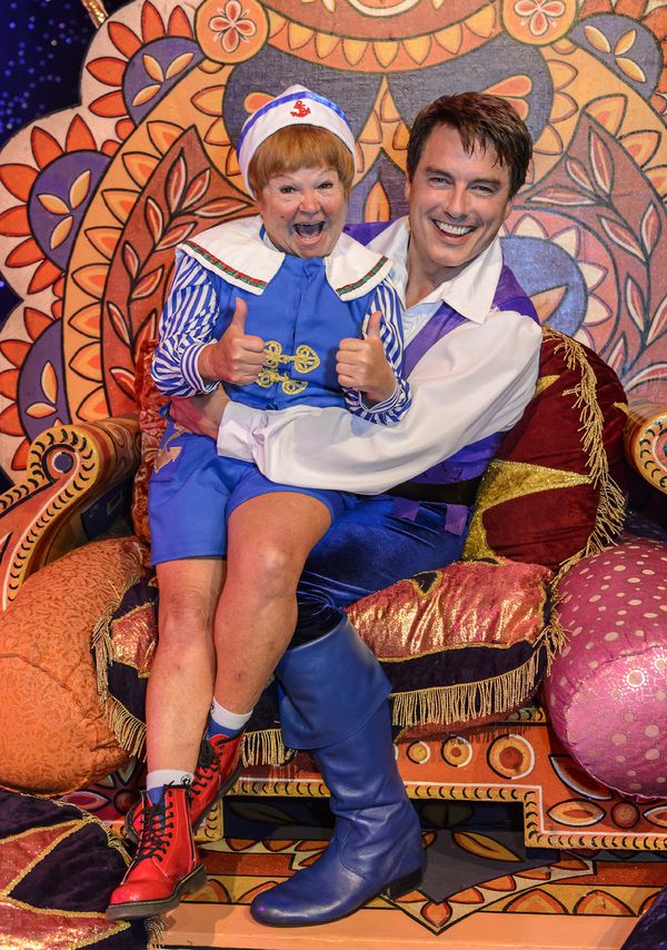 John Barrowman (Dick Whittington) and Jimmy Krankie Photo