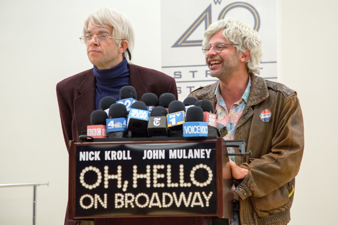 Photo Coverage: OH, HELLO's Nick Kroll & John Mulaney  Meet the Press... in Character!  Image
