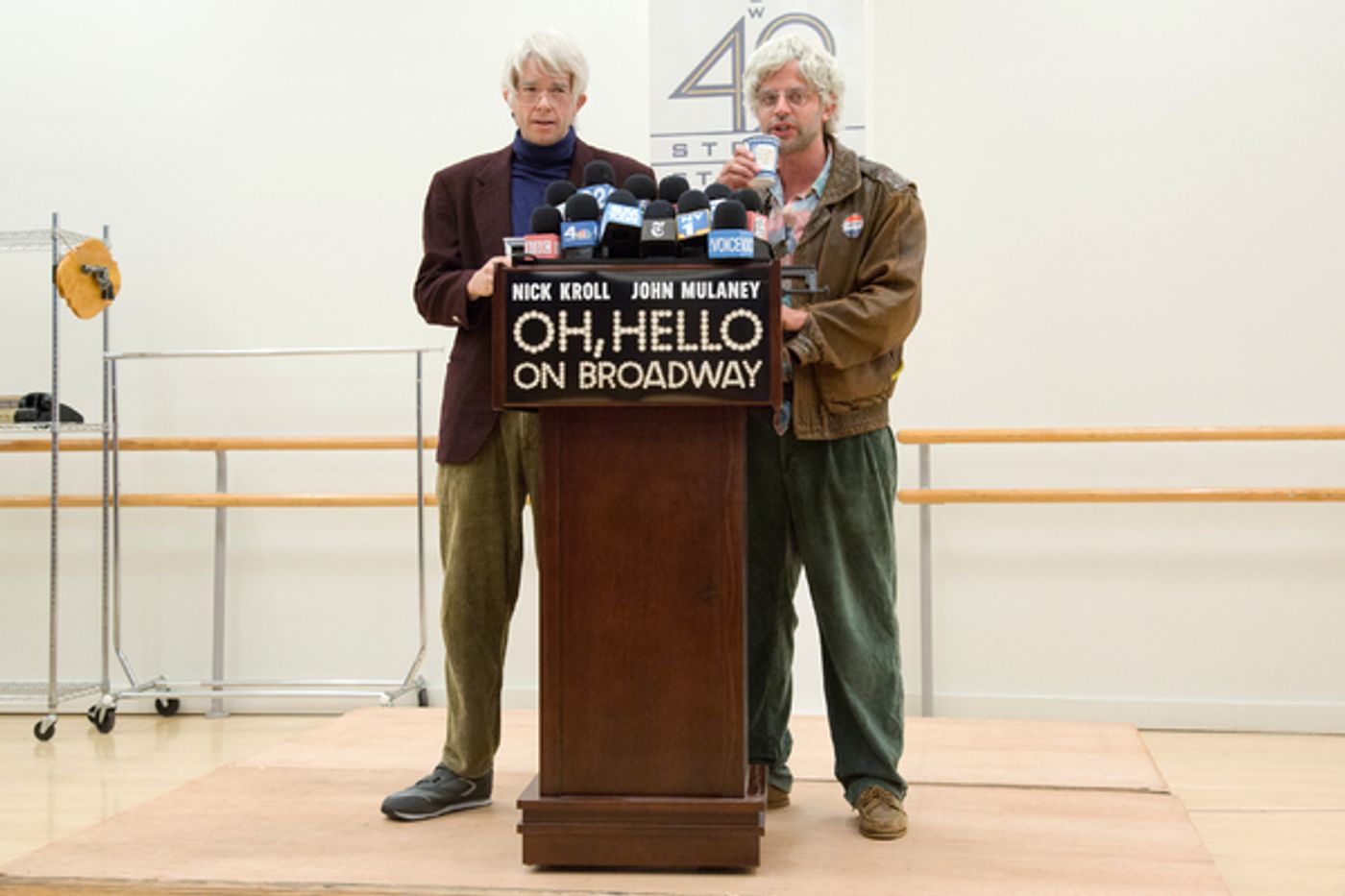 Photo Coverage: OH, HELLO's Nick Kroll & John Mulaney  Meet the Press... in Character!  Image