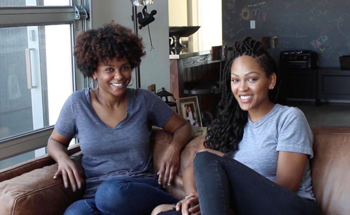 Tamara Bass, Meagan Good at 