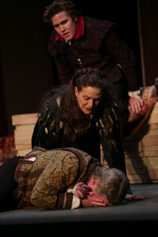 Spencer Hamp, Amy Thone, and Darragh Kennan in The Winter's Tale. Photo by John Ulman Photo