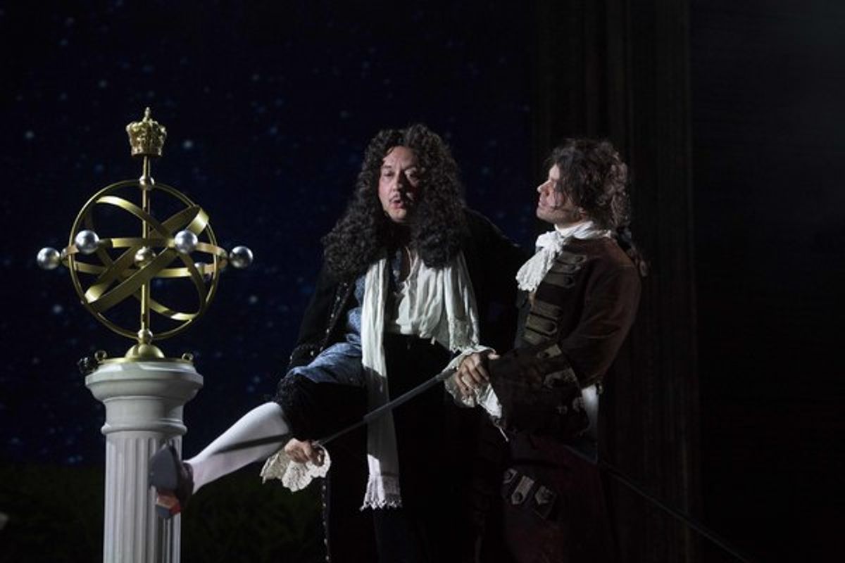 Mark Hadfield and Dominic Cooper at 