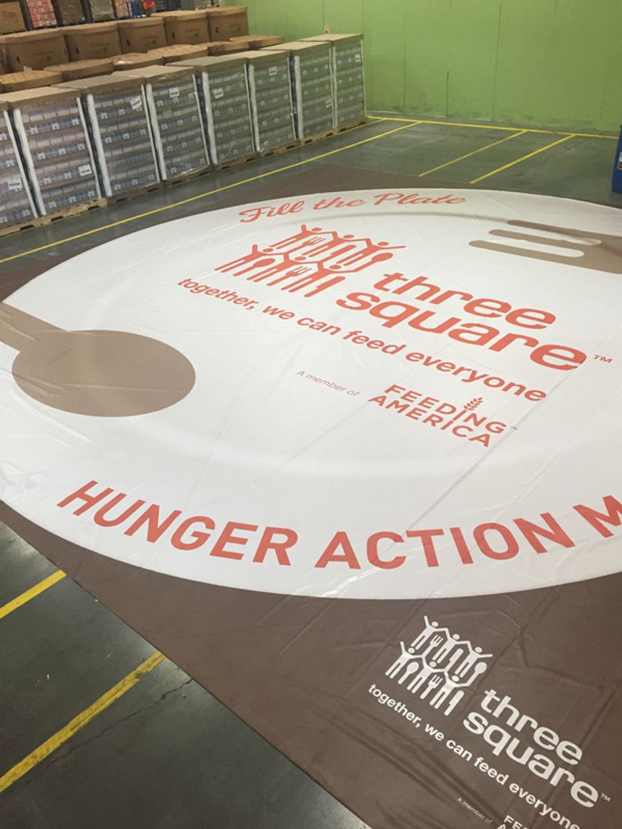 Photo Flash: MILLION DOLLAR QUARTET Cast and More Help Launch Three Square's 'Fill The Plate' for Hunger Action Month Image